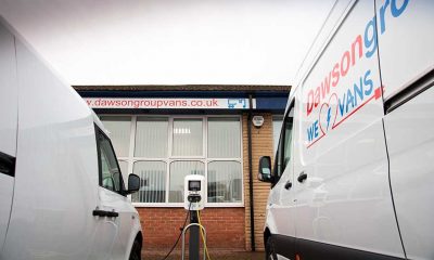 Dawsongroup vans EV charging 1