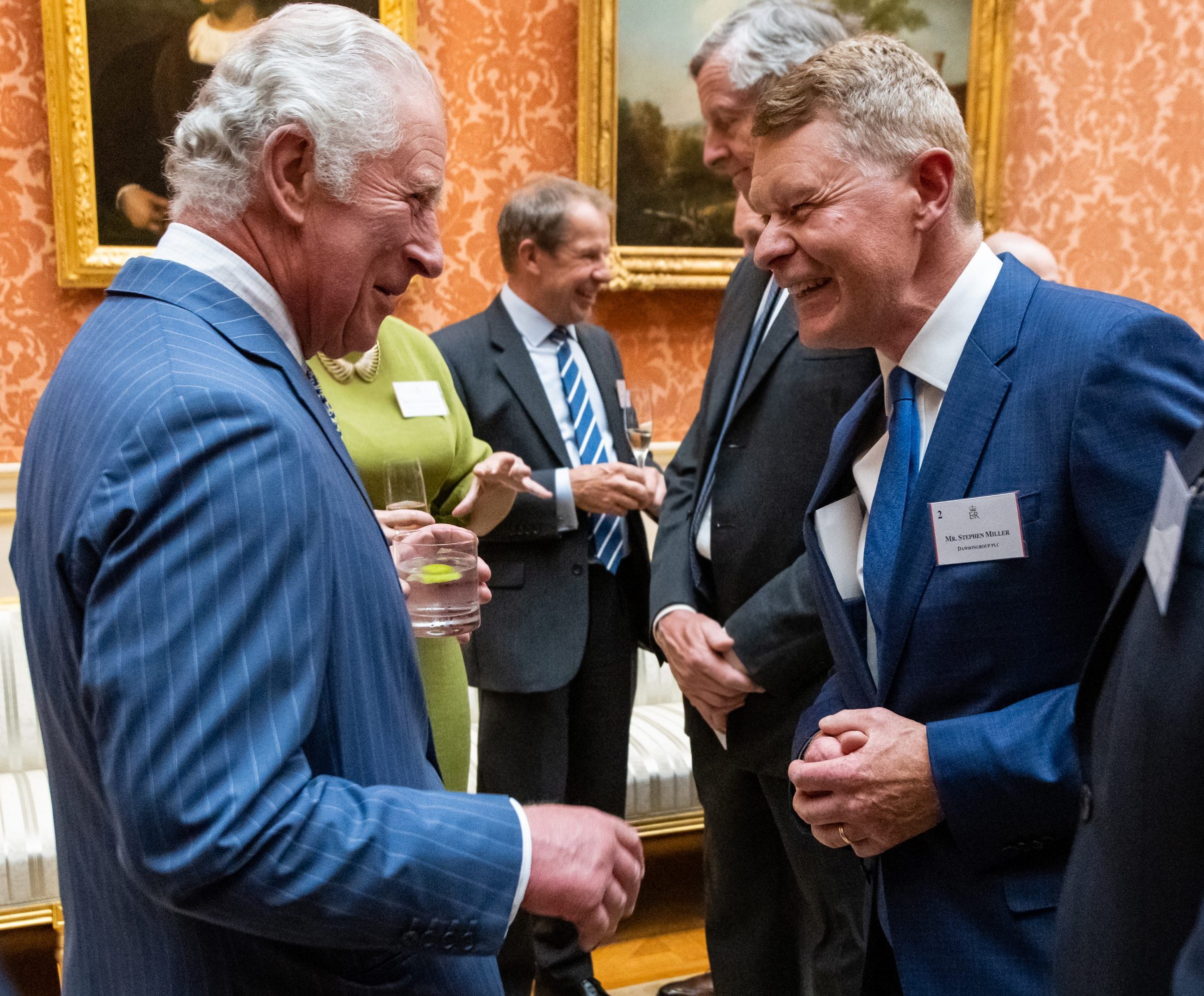 Prince Charles & Steve Miller at the Royal reception