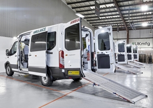 New multipurpose patient transport vehicle for Dawsongroup bus and coach
