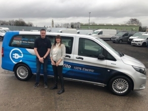 Rachael Rushton, Regional Head of Sales, and Peter Marshall, Regional Head of Operations, cover the Midlands and Home Counties area for Dawsongroup vans