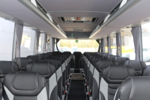 Pete's Airlink - inside a coach