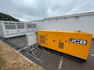 Dawsongroup power solutions' uninterrupted generator powering Ortho Clinical Diagnostics' facility.