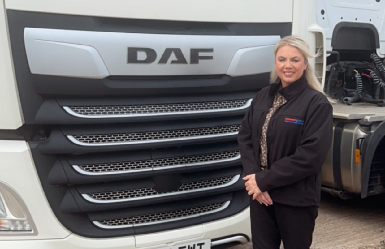 Dawsongroup truck and trailers' new Regional General Manager, Katrina Burns.