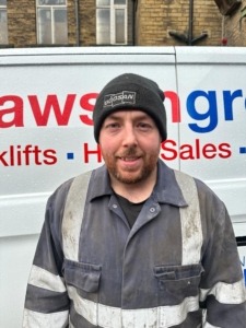 Andrew Murphy, field team lead for Dawsongroup material handling