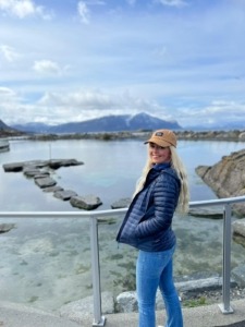 Tamara on holiday in Norway