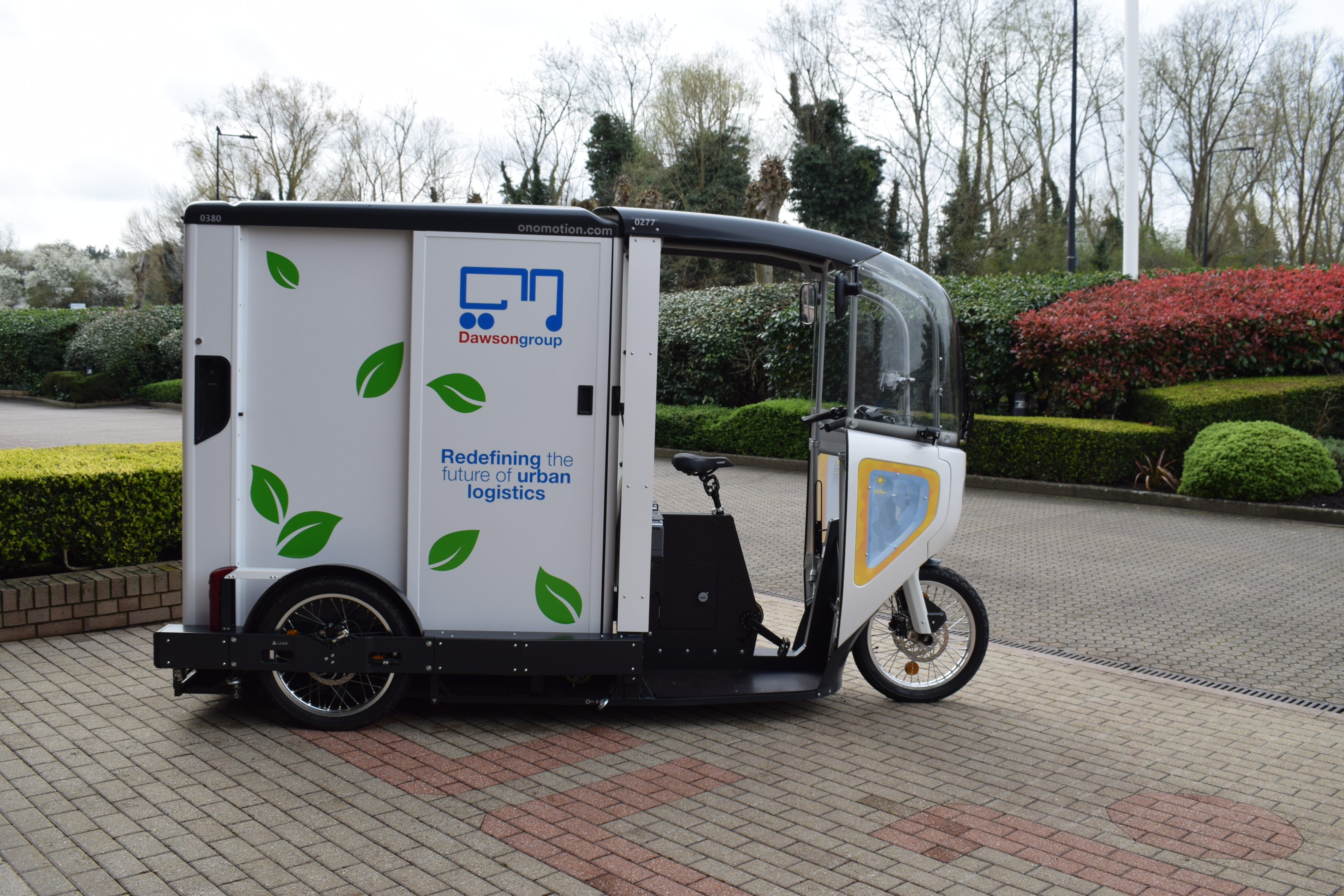 ONO e-cargo bike, refining urban logistics with Dawsongroup vans