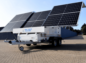 Dawsongroup energy solution's solar hybrid generator, a key part of their commitment to AMPS.