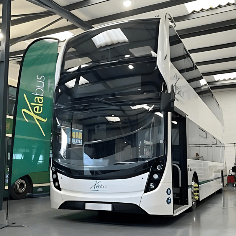 Dawsongroup bus and coach has provided Xelabus with an auxiliary fleet